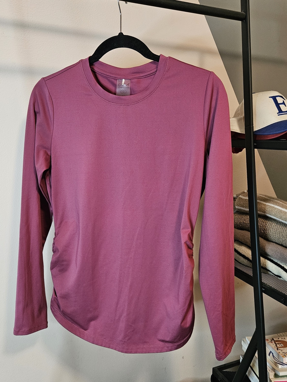 CALIA by Carrie Underwood Crew Neck Top in Rose
